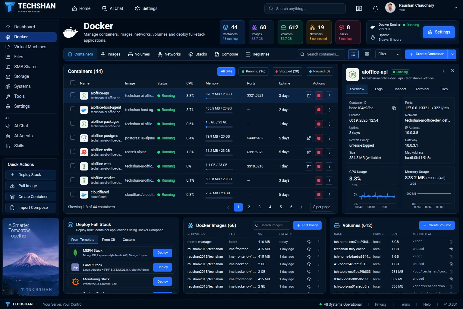 The Docker page